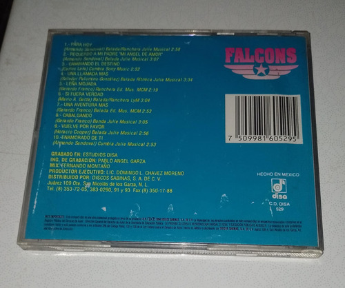 Cd Los Falcóns Que Vuelva Pronto Estándar