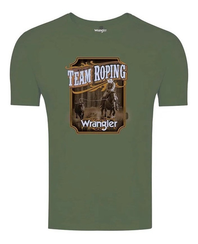 Camiseta Team Roping Masculina Wrangler