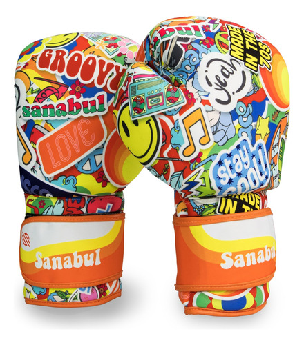 Sanabul Guantes De Box Sticker Bomb Mma Kick Boxing Original