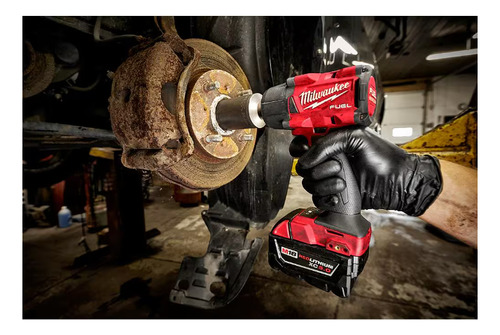Kit Llave De Impacto M18 1/2 Brushless Milwakee 2962-22r Color Rojo