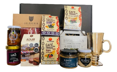 Box Premium Café De Trigo 4el Regalo Perfecto Tesoro Gourmet