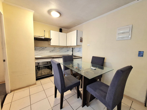 Arriendo Depto. 2d/1b, Semi Amoblado + Bod - Santiago