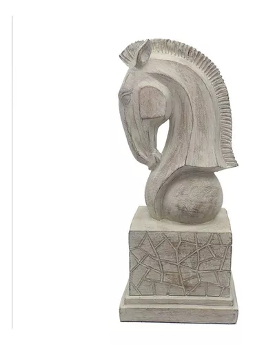 Troféu Para Campeonato De Xadrez Cavalo Branco Verito - Troféu