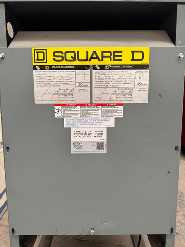 Transformador Seco 45kva Square D 480 A 220 (Usado)