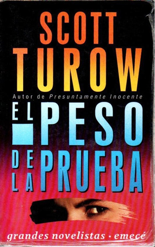 El Peso De La Prueba Scott Turow