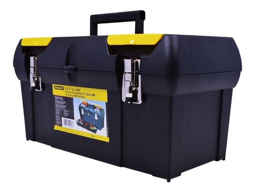 Imagen 3 de 3 de Caja de herramientas Stanley 19-013 de plástico 260mm x 489mm x 248mm negra