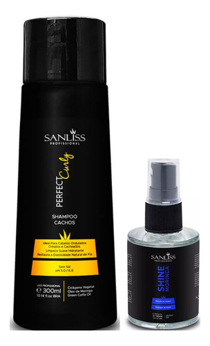 Sanliss Perfect Curly Shampoo E Shine Moringa