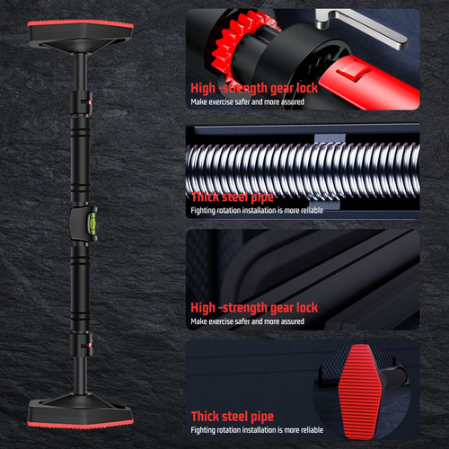 Barra Dominada De Puerta Pared Ajustable Abdominal Gym Casa