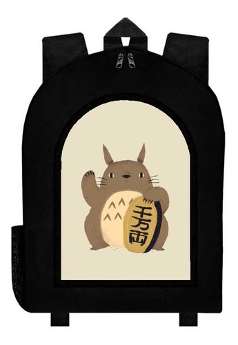 Mochila Negra Totoro A235