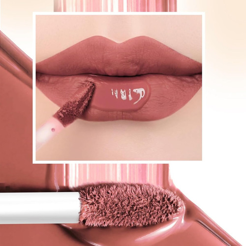 Qibest Set De 12 Labiales Mate Velvet Resistentes Al Agua