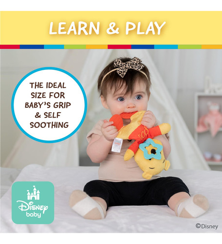 Manta Sensorial Disney Baby Winnie The Pooh Para Bebés