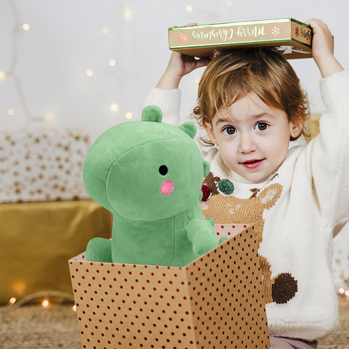 Peluche De Dinosaurio 30cm - Dinosaurios Peluche Azul De