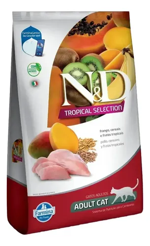 Ração Farmina N&d Tropical Gatos Adultos Frango 7kg
