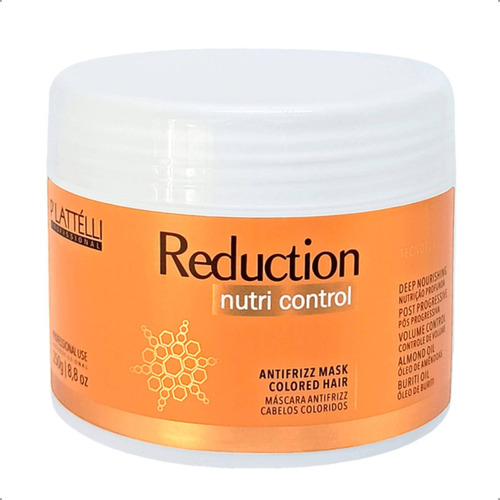 Máscara Antifrizz Reduction Nutri Control P'lattelli 250g