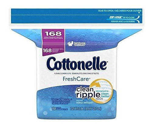 Cottonelle Fresh Flushable Wipes, Recambios, Funda Para 4 / 