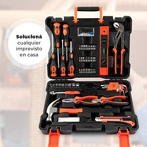 Set 153 Herramientas Manuales Black+decker (bmt153c-la) Negro