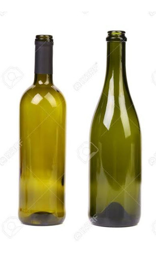 Imagen 2 de 2 de Botella Vinera Colores O Tranparente