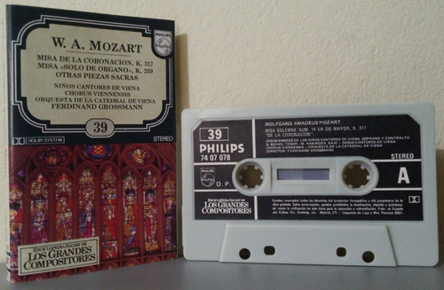 Casete W. W. Mozart 1986 España