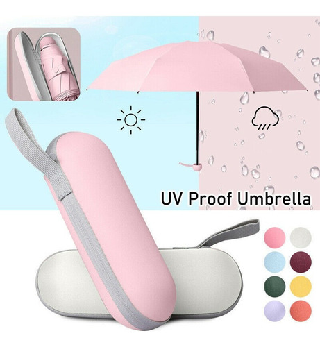 Sun Rain Travel Mini Paraguas Plegable Impermeable