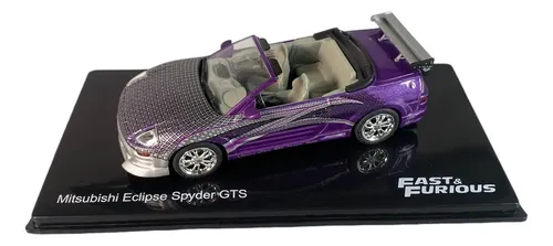Kit Velozes E Furiosos Eclipse Spyder Gts + Acrílico Ed 09