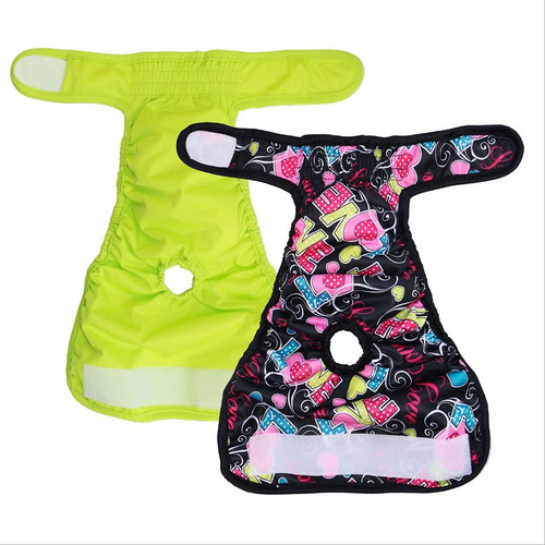 Pañales Lavables Para Perros (paquete De 7), Pañales Durader