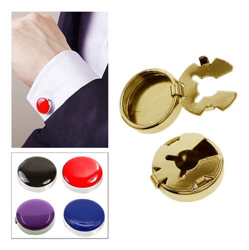 2 X 2x Gemelos Para Hombre Cubrebotones Fiesta Cobre Redondo