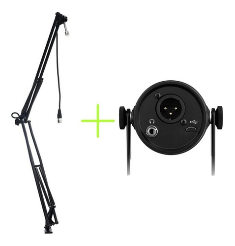 Imagen 5 de 10 de Kit De Micrófono Shure Mv7 + Soporte Gator Gfwmicbcbm1000