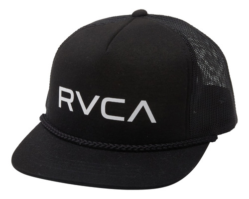 Gorro Rvca Staple Foamy Trucker Para Hombre, Negro