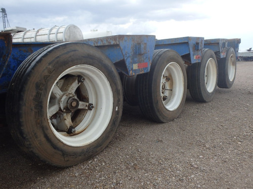Remolque Plataforma Lowboy Trailer Camion Brown Folio 9140
