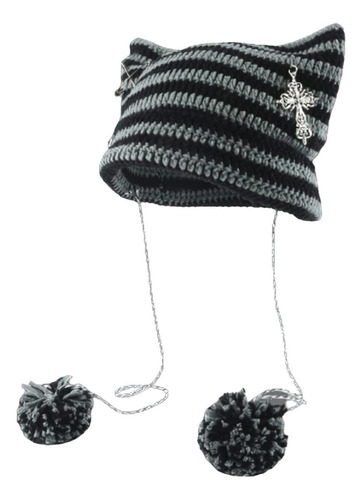 Gorros Grunge De Ganchillo Para Mujeres Y Niñas, Orejas De.