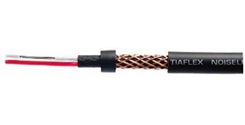 Imagem 1 de 3 de Cabo Microfone 2x22awg 100m Preto, Tiaflex