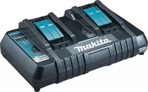 Carregador Duplo Makita 18v 220v Dc18rd Bl1850 Bl1860 Bl1830