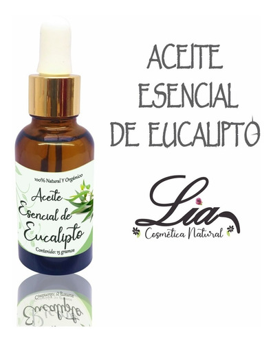 Aceite Esencial De Eucalipto ,100%puro, Envío A Todo El Perú