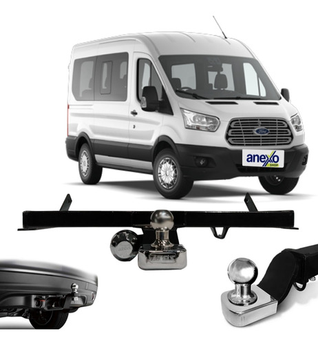 Reboque Ford Transit 2021 A 2023 Engate 1000kg Kit Completo