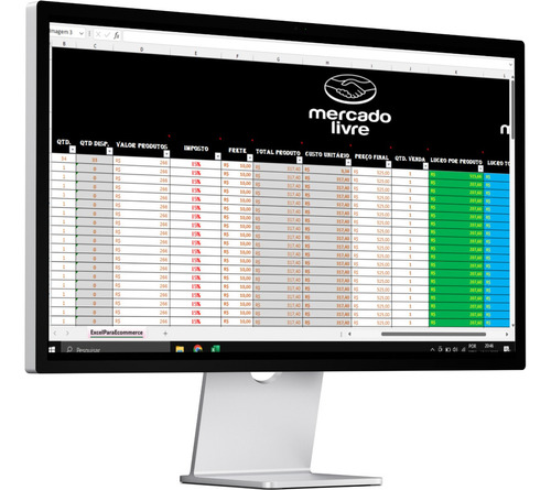 Planilha De Excel Controle Financeiro P/ Marketplace