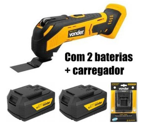 Lijadora multifunción Imfv 1817 Vonder con batería V/2 de 18 V y 4 Ah