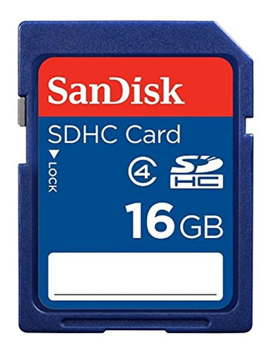 Sandisk Tarjeta De Memoria Secure Digital Sdhc De 4gb