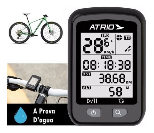 Imagem 3 de 3 de Gps Ciclocomputador Bike Atrio Iron Bi091 Strava