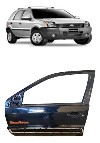 Porta Dianteira Esquerdo Ford Ecosport 2007 2012 Dianteira Esquerdo (Usado)