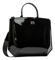 Comprar Prune- Cartera Bandolera Grande 100% Cuero Charol Prune Lexi