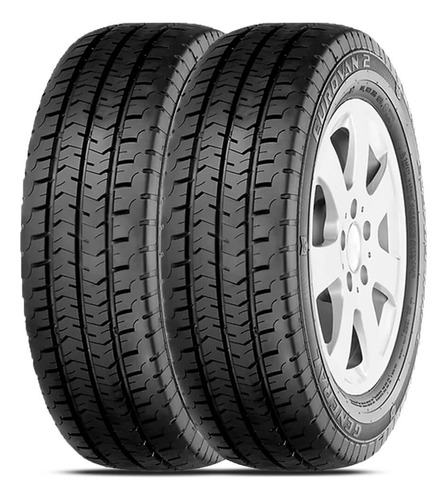 2 Pneu Aro 16 215/75r16 General Tire Eurovan 2 113/111r 8pr