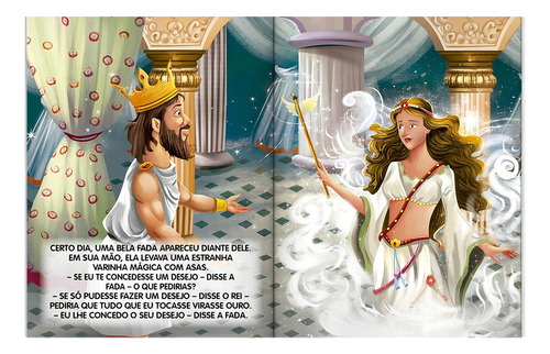 Mini - Clássicos: Rei Midas, de Mammoth World. Editorial Todolivro Distribuidora Ltda., capa mole em português, 2022