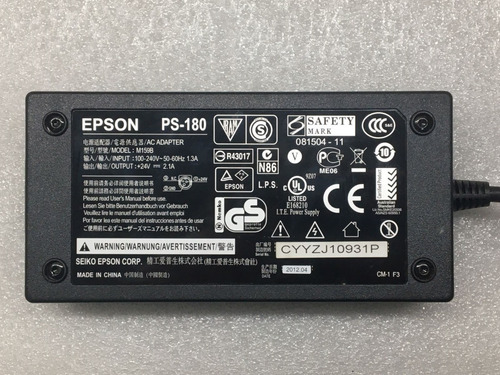 Imagem 1 de 6 de Fonte Epson Ps-180 M159b 24v 2.1a (epson, Elgin E Bematech)