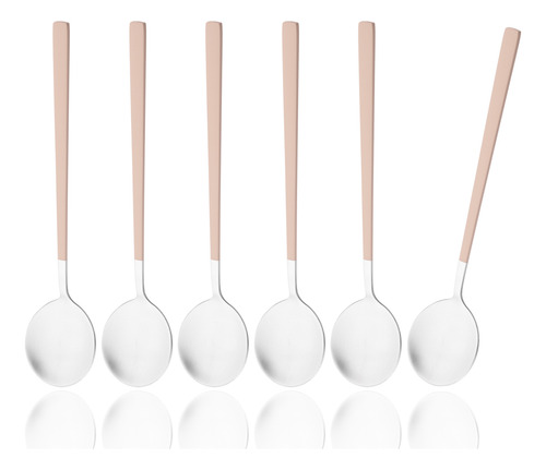 Cubertería De Acero Inoxidable Para Cena, 6 Unidades, Plata