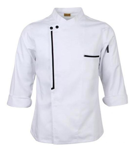 2x Chaqueta De Cocinero Uniforme De Chef Camiseta De Manga