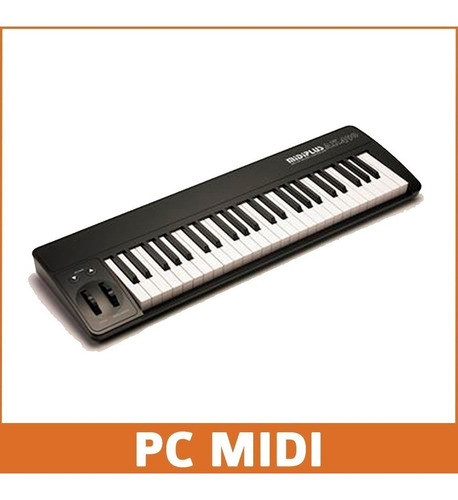 Imagen 3 de 10 de Midiplus Ak490 Teclado Controlador Midi 49 Teclas Sensitivo