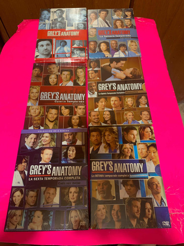 6 Temporadas Serie Tv Dvd Greys Anatomy