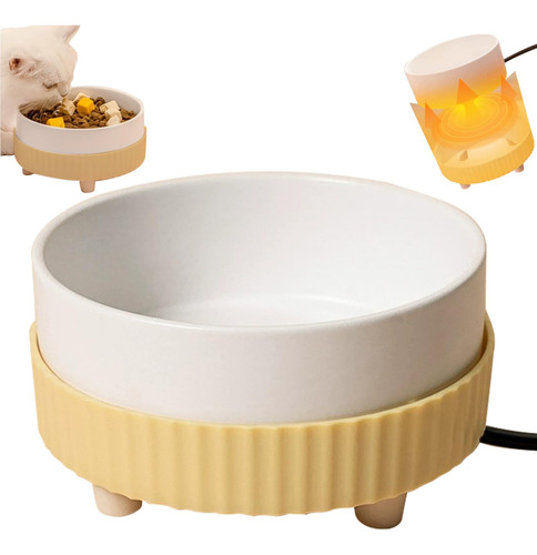 Bowl De Mascotas Caliente Para Invierno.mantiene Agua Tibia