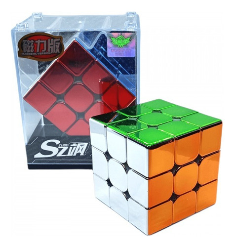 Cubo Rubik Profesional Magnético Cyclone Boys 3x3 Metálico 