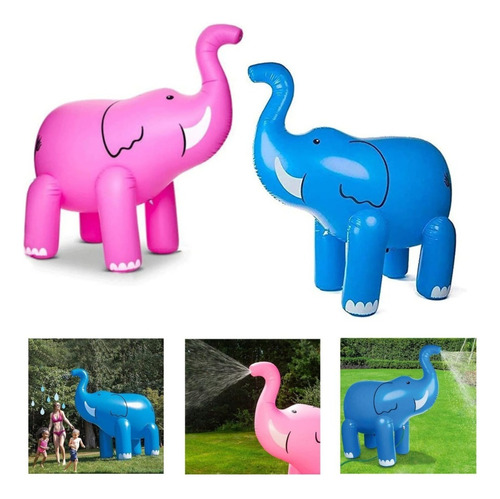 Elefante Con Rociador De Agua Inflable Para Verano Piscina